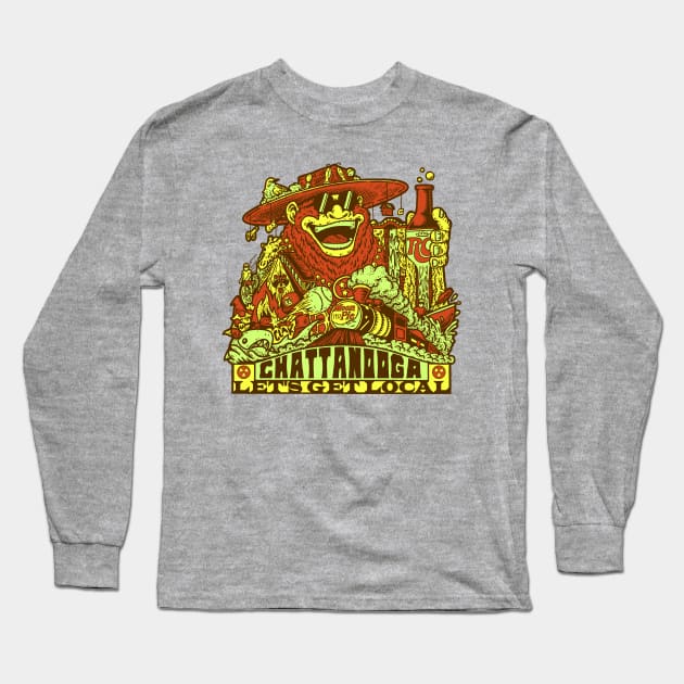 Chattanooga: Let's Get Local Long Sleeve T-Shirt by PD_ToonShop